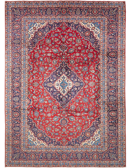 Hand Made Rug Ardakan Persia 297x408 Red Blue