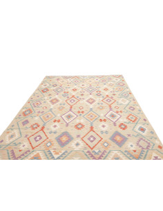 Rug Killim 202x297 Pastel Multi-colored Beige 2