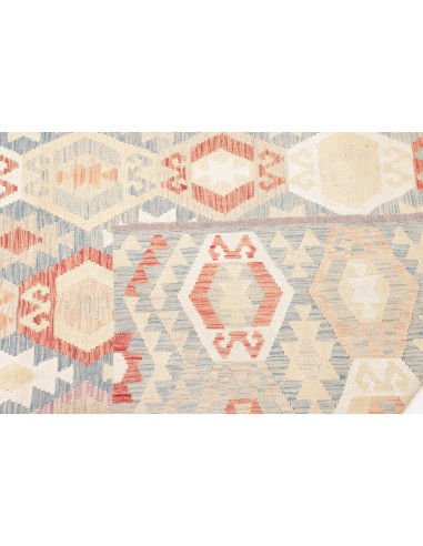 Rug Killim 201x292 Light Blue Peach