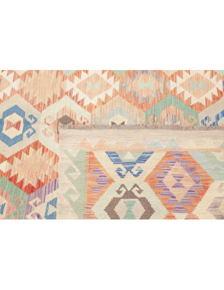 Rug Killim 211x300 Pastel Tones On A Cream Base
