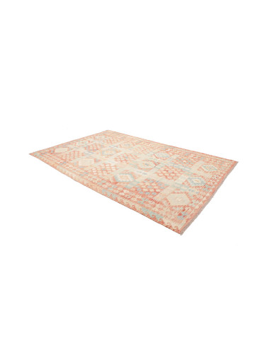Rug Killim 193x300 Terracotta Sky Blue