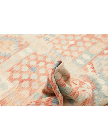 Rug Killim 193x300 Terracotta Sky Blue