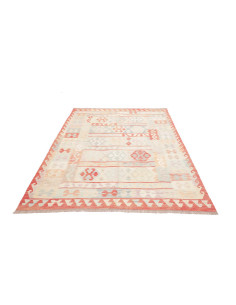 Rug Killim 174x246 Terracotta Light Blue 2