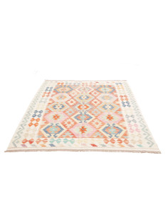 Tappeto Killim Afgahnistan 154x200 Crema Blu Pa 2