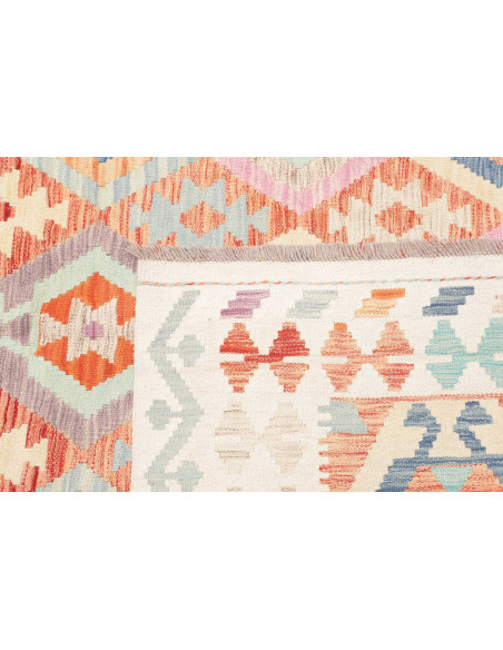 Rug Killim 154x200 Cream Pastel Blue