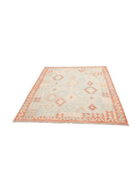 Tappeto Killim Afgahnistan 153x196 Azzurro Crem
