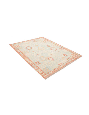 Rug Killim 153x196 Light Blue Cream