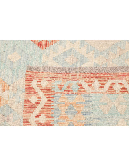 Rug Killim 153x196 Light Blue Cream