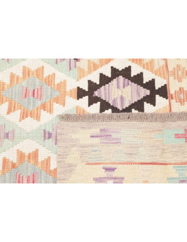 Rug Killim 130x181 Ivory Pastel blue