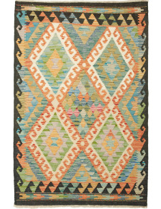 Rug Kilim Afghanistan maroon 103x156