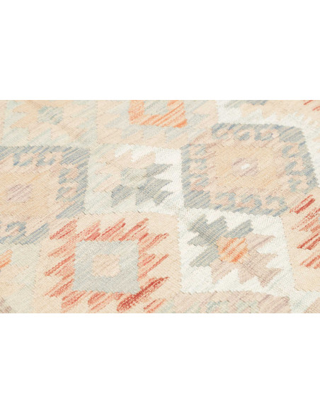 Rug Killim 122x179 Off-white Terracotta Orange