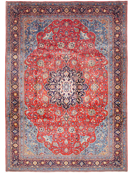 Sarough 255x350 Cm Sarough Persia Hand-carded Wool Cotton