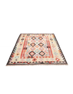 Rug Killim 137x180 Multi-colored Featuring Crea 2
