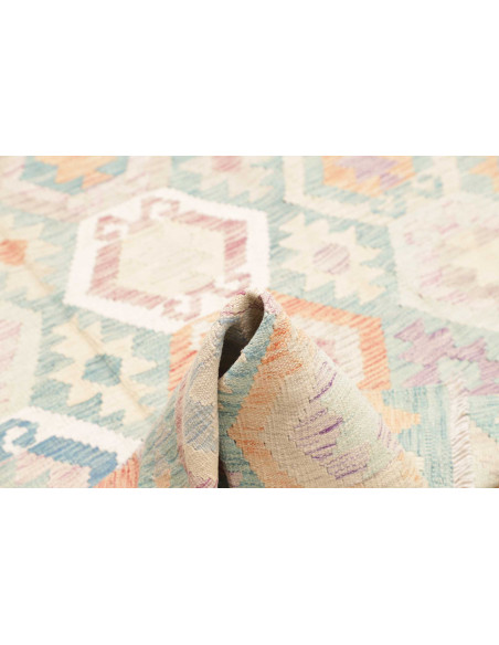 Rug Killim 124x177 Pastel Blue