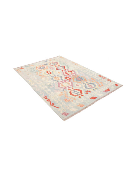 Rug Killim 127x174 Sky Blue