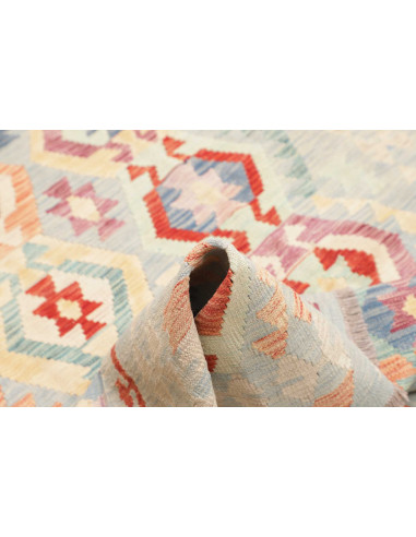 Rug Killim 127x174 Sky Blue