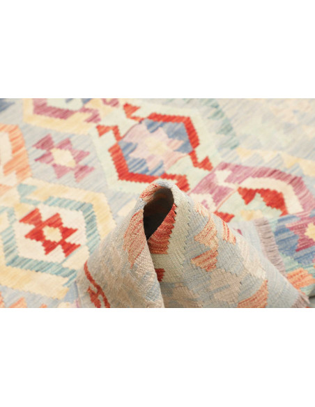 Rug Killim 127x174 Sky Blue