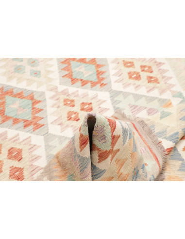 Rug Killim 199x291 Cream Coral