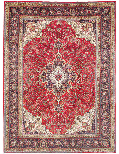 Tabriz 252x340 Cm Tabriz, Persia, Lana Cardata A Mano
