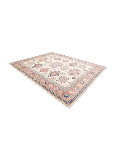 Tappeto Kazak Co Afgahnistan 242x299 Crema Blu