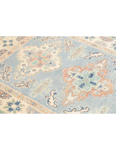 Rug Kazak Co 101x150 Sky Blue Cream