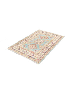 Tappeto Kazak Co Afgahnistan 103x143 Acquamarin 2
