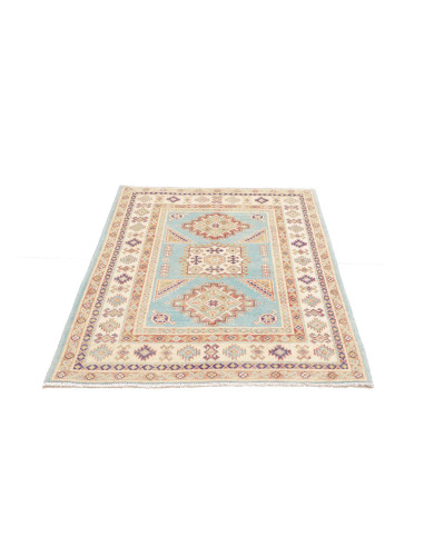 Rug Kazak Co 103x143 Muted Aqua Cream