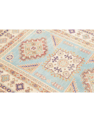 Rug Kazak Co 103x143 Muted Aqua Cream