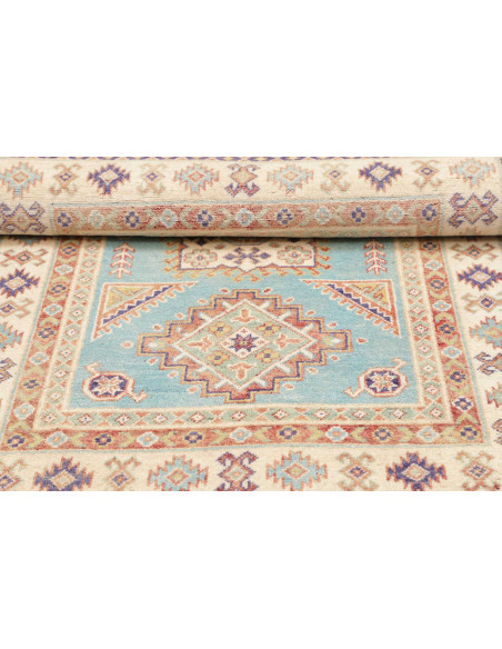 Rug Kazak Co 103x143 Muted Aqua Cream