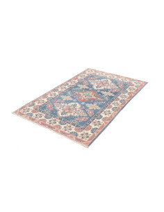 Tappeto Kazak Co Afgahnistan 101x152 Blu Corall 2