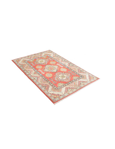 Rug Kazak Co 100x149 Terracotta Blue