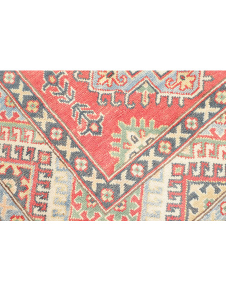 Rug Kazak Co 100x149 Terracotta Blue