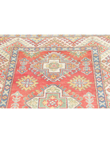 Rug Kazak Co 100x149 Terracotta Blue