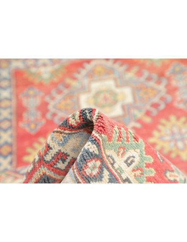 Rug Kazak Co 100x149 Terracotta Blue