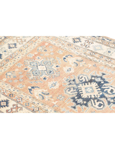 Tappeto Kazak Co Afgahnistan 99x150 Pesca Blu