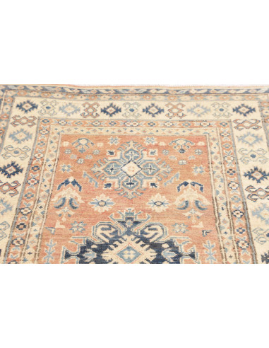 Tappeto Kazak Co Afgahnistan 99x150 Pesca Blu