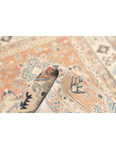 Tappeto Kazak Co Afgahnistan 99x150 Pesca Blu