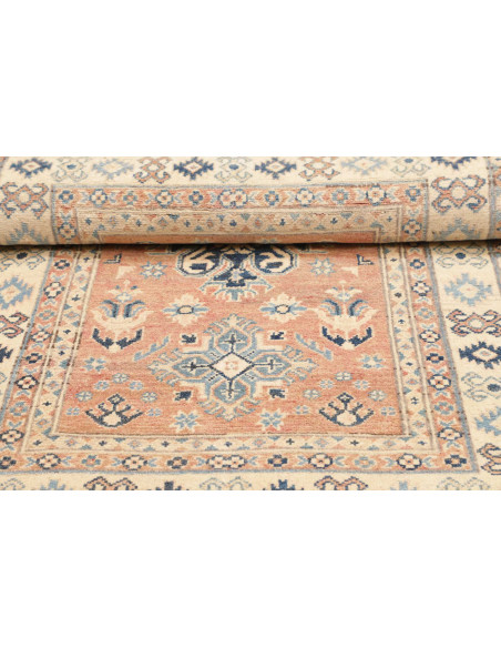 Tappeto Kazak Co Afgahnistan 99x150 Pesca Blu