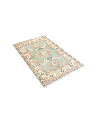 Tappeto Kazak Co Afgahnistan 82x126 Acquamarina