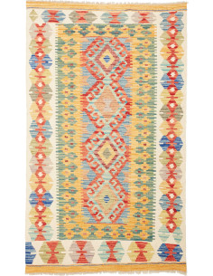 Tappeto Kilim Afghanistan marrone 98x162