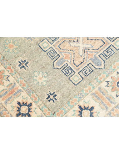 Rug Kazak Co 81x125 Sage Green With Cream Peach