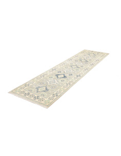 Rug Kazak Co 78x291 Blue And Light Beige 2