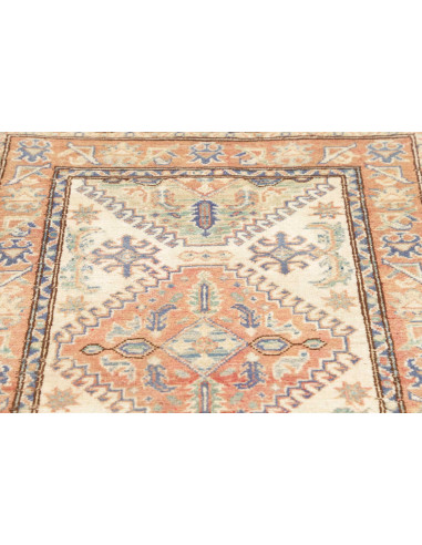 Tappeto Kazak Co Afgahnistan 82x296 Beige Con A