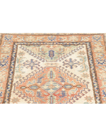 Rug Kazak Co 82x296 Beige With Multicolor Accen
