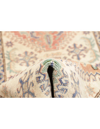Tappeto Kazak Co Afgahnistan 82x296 Beige Con A