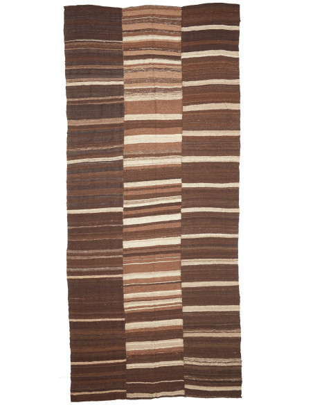 Tappeto Kilim Vintage Persia 195x446 Marrone Be