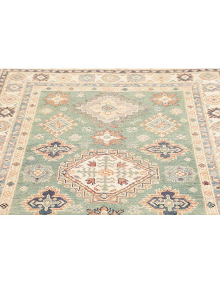 Rug Kazak Co 122x179 Pastel Teal Cream