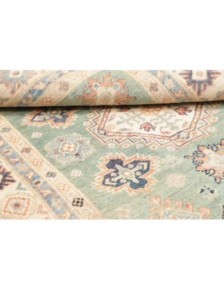 Rug Kazak Co 122x179 Pastel Teal Cream