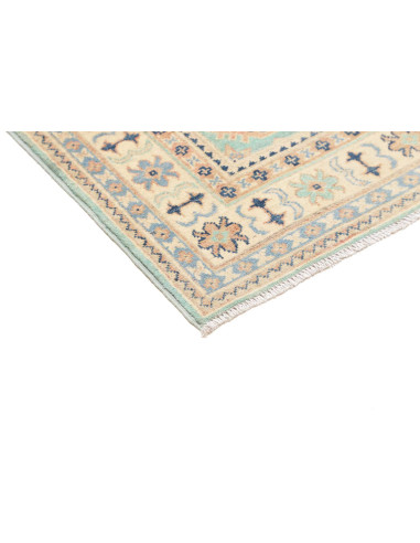 Rug Kazak Co 100x151 Aqua Green Beige