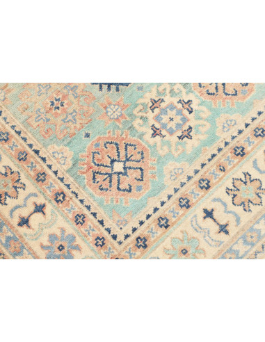 Rug Kazak Co 100x151 Aqua Green Beige